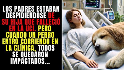 Los padres estaban despidiéndose Pero cuando un perro entró en la