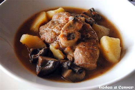 Ossobuco En Salsa Con Boletus Todos A Comer Receta Comida Tnica