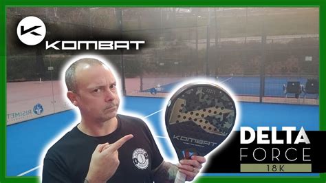 Raquete Kombat Delta Force K Padel Youtube