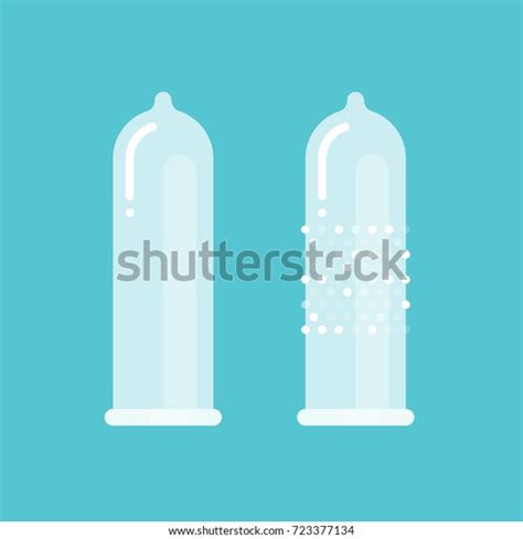 Condom Icon Contraception Concept Different Forms Stock Vector Royalty Free 723377134