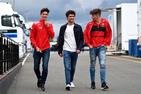 Ollie Bearman Jak Crawford Arthur Leclerc Formula Racing Car Guys