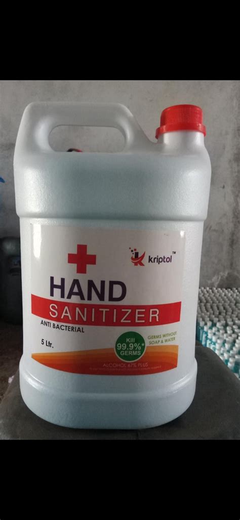 5 Liter Hand Sanitizer Hand Disinfectant Hand Sanitiser Handrub