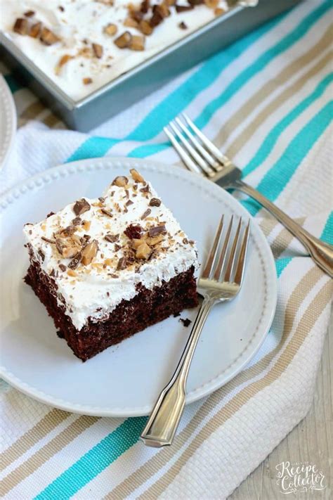 Best Ever Heath Bar Poke Cake Diary Of A Recipe Collector