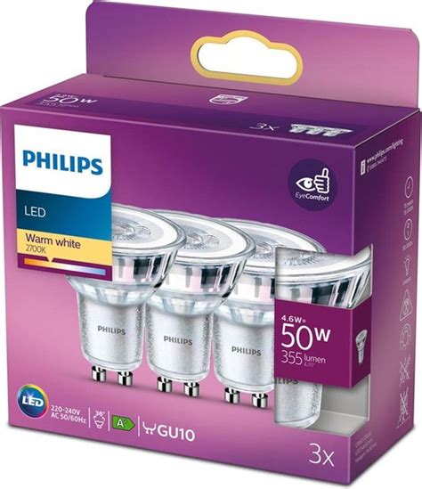 Philips Led Cl Ww 36d Nd 50w Gu10 Bol