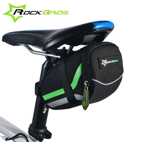 Rockbros Road Mountain Bike Saddle Bag Bicycle Reflective Tail Seatpost