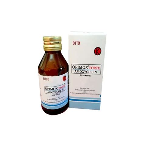 OPIMOX FORTE SIRUP 60 ML Kegunaan Efek Samping Dosis Dan Aturan