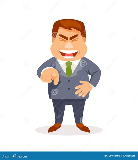 Male Mocker stock vector. Illustration of jeer, comical - 100718400