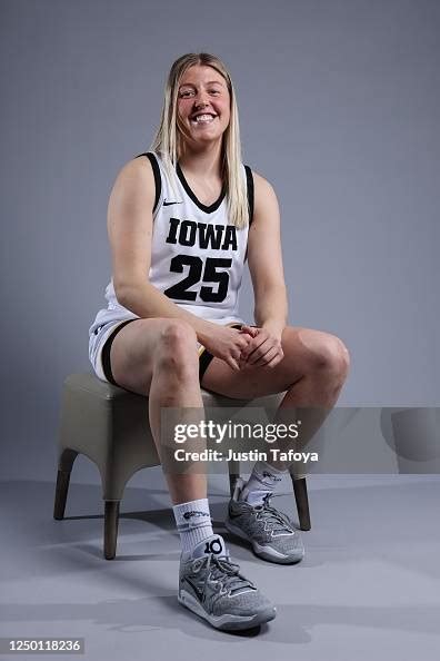 Hannah Stuelke Of The Iowa Hawkeyes Of The Iowa Hawkeyes Poses For A