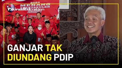 Ganjar Pranowo Tak Diundang Pdip Dalam Persiapan Pemilu Di Jawa