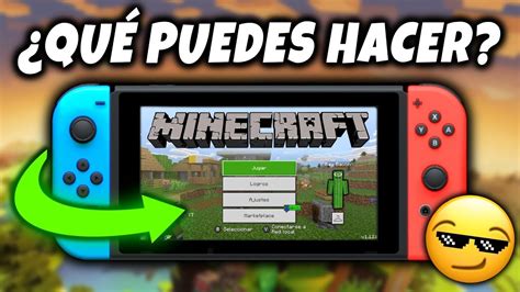 El MINECRAFT Para Nintendo SWITCH VALE LA PENA YouTube