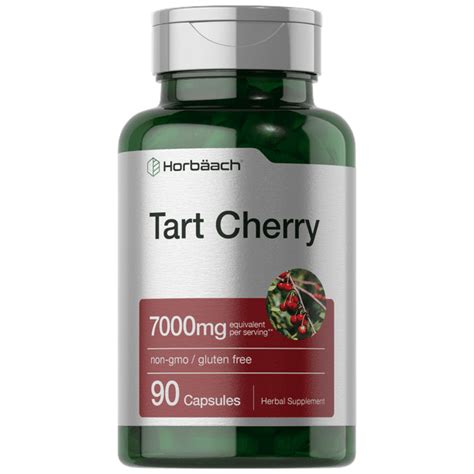 Tart Cherry Extract 7000mg 90 Capsules By Horbaach