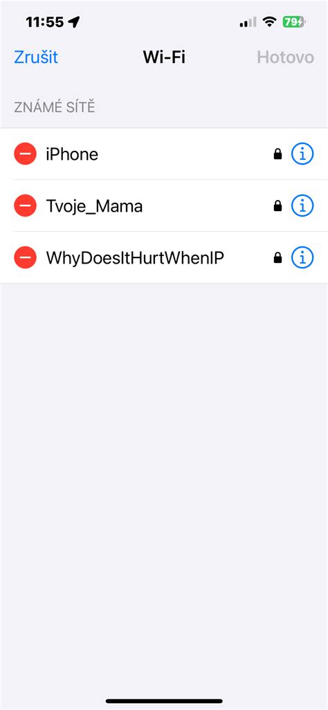 Jak na iPhonu najít uložená hesla k Wi Fi sítím Jablíčkář cz