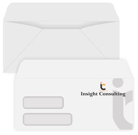 Custom Window Envelopes Double Window Envelopes Full View Window