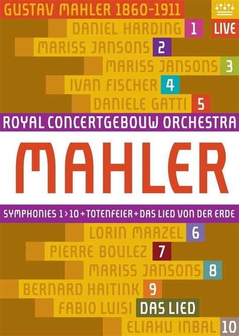 Mahler Symphonies Nos 1 10 Das Lied Von Der Erde DVD Mahler