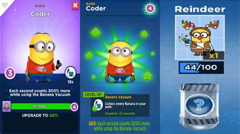 Coder Minion Rush 2021 Level Up Costume Fullscreen Gameplay Walkthrough