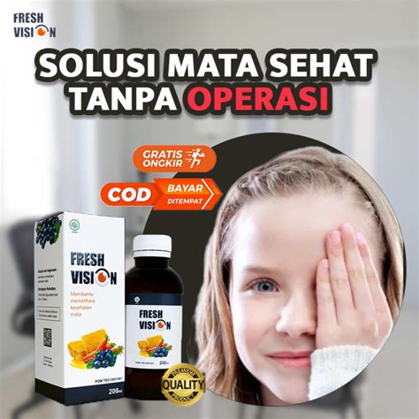 Fresh Vision Vitamin Mata Untuk Atasi Mata Minus Hingga Katarak