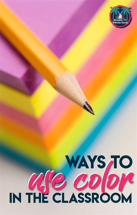 11 Ways To Use Color Coding Strategies In The Classroom Reading And