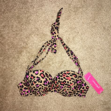 Xhilaration Swim Sexy Cheetah Print Bikini Top Push Up Poshmark