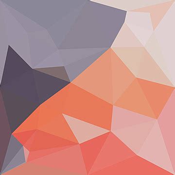 Abstract Red Low Poly Heartvector Modern Polygon Triangle Vector