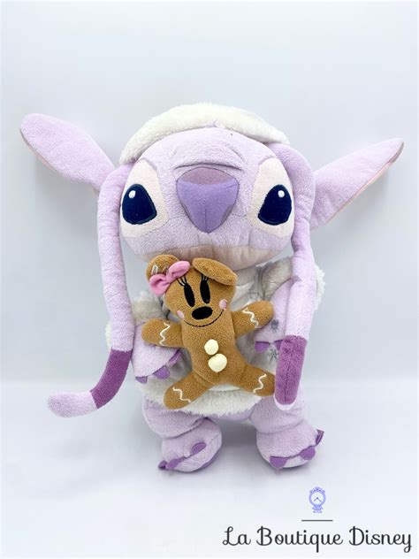 Peluche Angel Noël Pain d épice Disneyland Paris Disney Stitch monstre