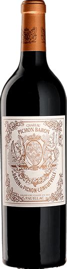 Buy Chateau Pichon Baron 2018 Wine Online Millesima