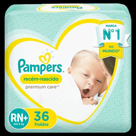 Fralda Pampers Confort Sec Rn 36 Unidades