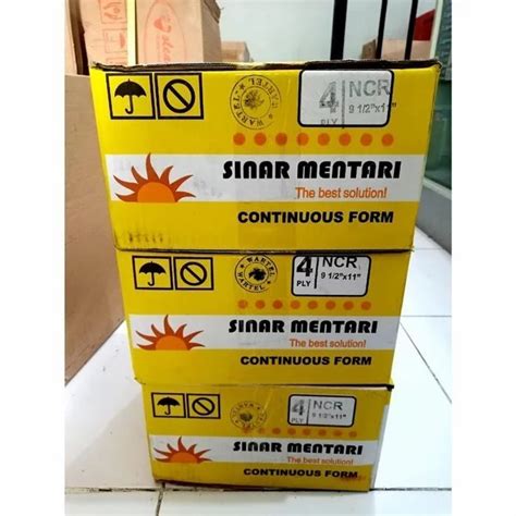 Jual Kertas Sinar Mentari Ply Wartel Continuous Form X