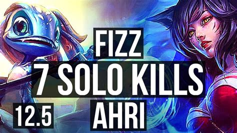 Fizz Vs Ahri Mid Rank 4 Fizz 1112 7 Solo Kills Legendary Br