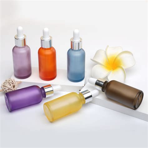 Wholesale Ml Ml Ml Frosted Glass Dropper Bottle For Serum