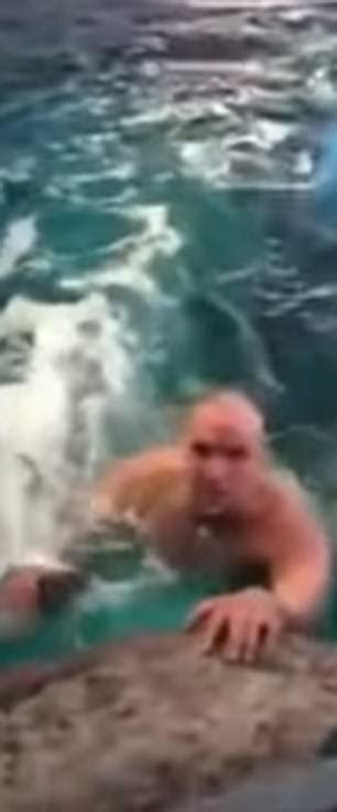 Cops Hunt For Man Who Stripped Naked To Go Swimming And Diving With