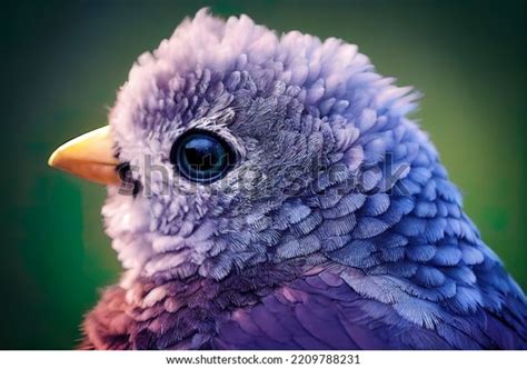 Cute Fluffy Bird Design 3d Illustrated Stock Illustration 2209788231 ...