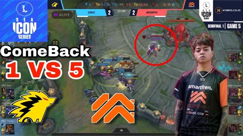 Real Comeback Tim Reza Arap Onic Vs Morph League Of Legends Wild