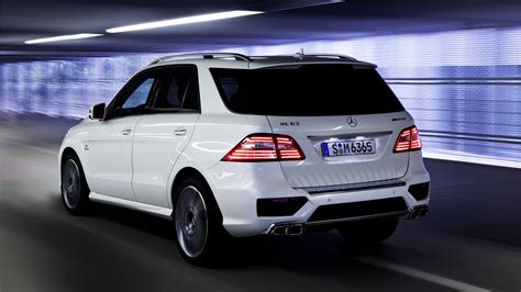 Mercedes Benz ML 63 AMG 2012 Rear 1920 X 1080 HDTV 1080p Wallpaper