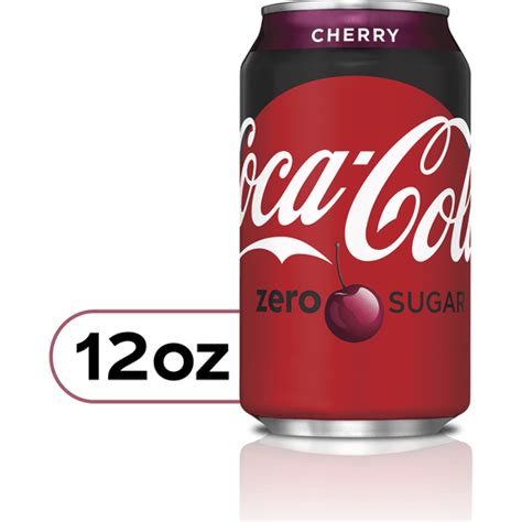 Coca Cola Cherry Zero Can Fl Oz Soft Drinks Elmer S County Market