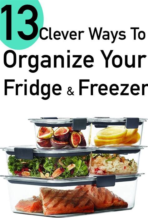 Three Clear Containers With Food In Them And The Words Clever Ways