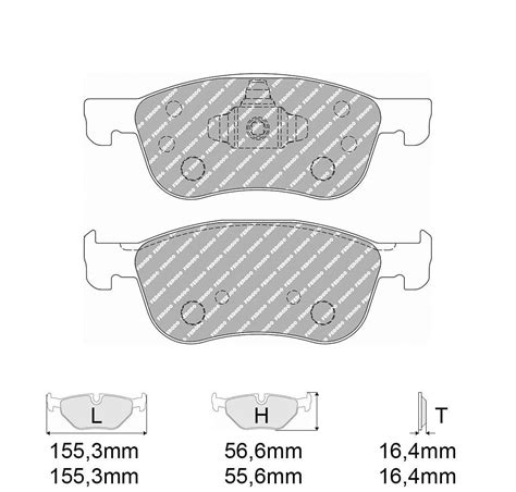 Pastiglie Ferodo Racing Fcp Ford Fiesta Prodriveshop