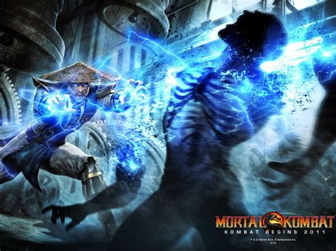 Mortal Kombat Lord Raiden Fatality Art 32x24 Print POSTER