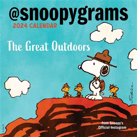 Snoopy 2024 Calendar Belia Carolyn