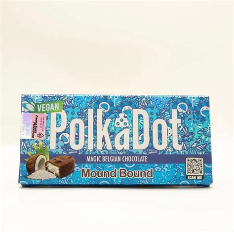 Polkadot Mushroom Belgian Chocolate Mound Bound Grams Mushrooms