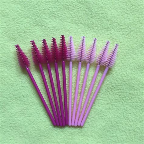 500 Pcs Lot Disposable Eyelash Brushes Applicators Eyelash Brush Make Up Tools Mascara Wand