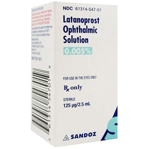 Latanoprost Ophthalmic Solution 0005 25 Ml Petco