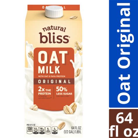 Natural Bliss Original Oat Milk 64 Fl Oz Fred Meyer