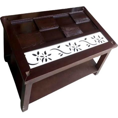 Rectangular Teak Wood Center Table With Storage At Rs In Ahmedabad