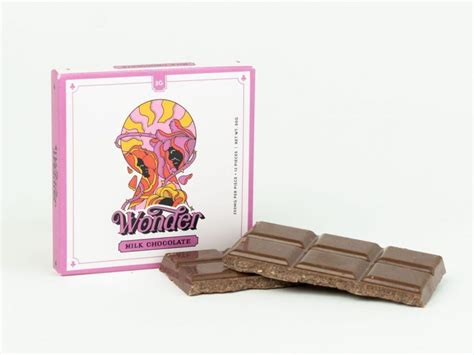 Wonder Psilocybin Chocolate Bar Milk Chocolate 3000mg Newphoria