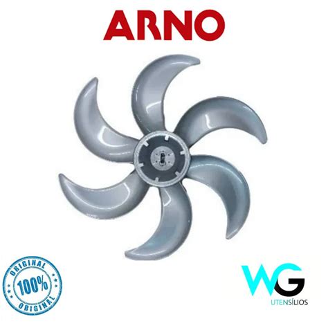 H Lice Do Ventilador Arno Silence Force Vf Cm P S Prata Original