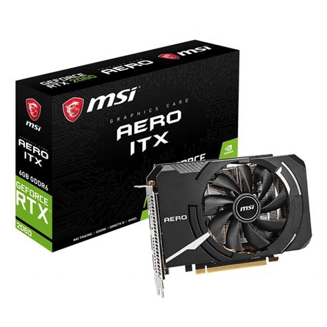 Msi Geforce Rtx Aero Itx G Oc Gddr Bit Dx Nvidia Ekran