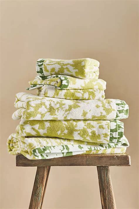 Charline Cotton Bath Towel Collection Anthropologie Uk