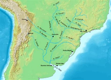 Ríos De Argentina Más Importantes Lista Con Mapas