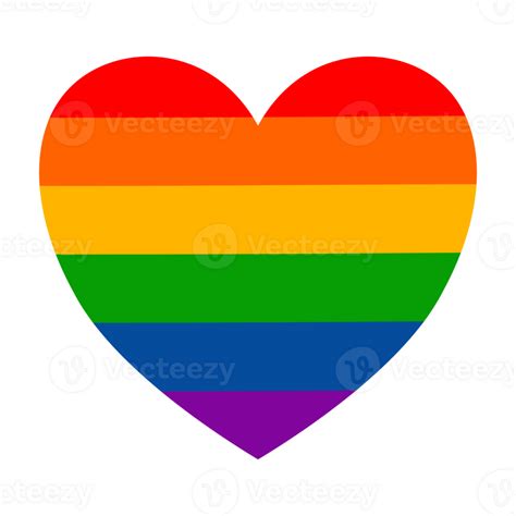 Colorful heart pride rainbow 23639799 PNG