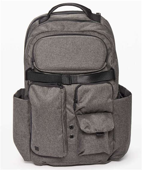 Lululemon Cruiser Backpack 22l Heathered Core Dark Grey Lulu Fanatics